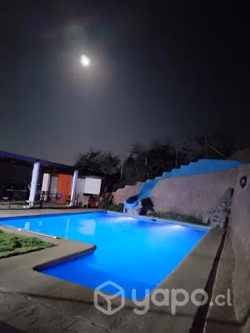 Parcela con piscina en melipilla