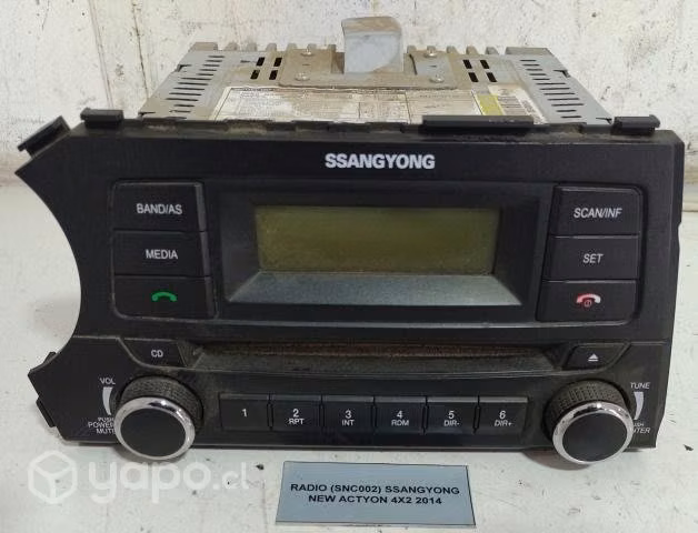 Radio (SNC002) SSangyong New Actyon 4x2 2014