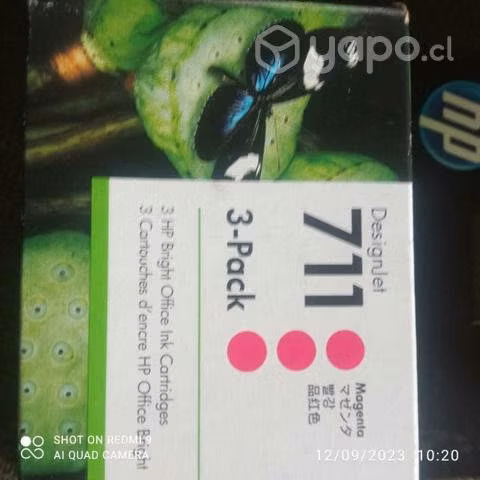 Packs de 3 tintas HP 711 colores originales - Imagen 2