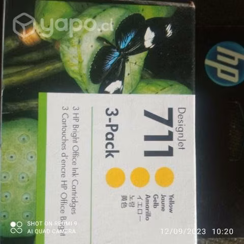 Packs de 3 tintas HP 711 colores originales - Imagen 3