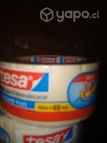 Cinta de enmascarar pegote