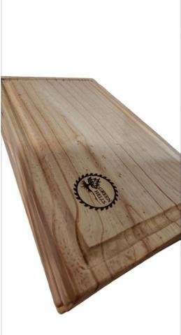 Plato parrillero rustico de madera - Imagen 4