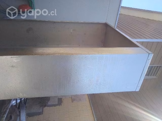Campana acero inoxidable 2x1