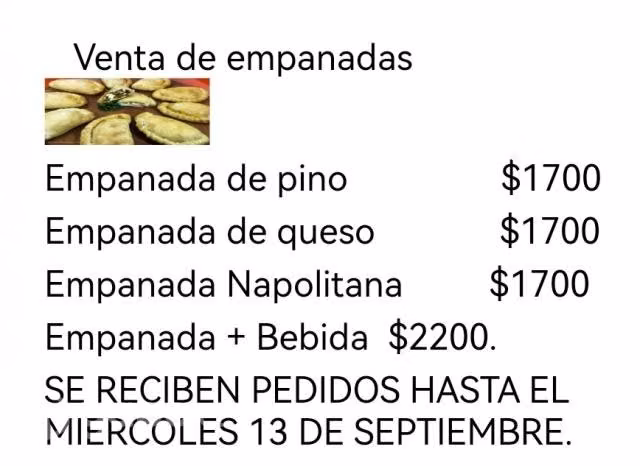 Empanadas a pedido