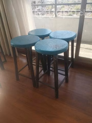 Pisos de madera patas metal