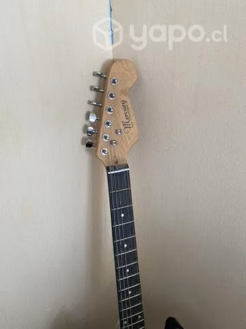 PACK guitarra electrica mercury+ampli bolso correa