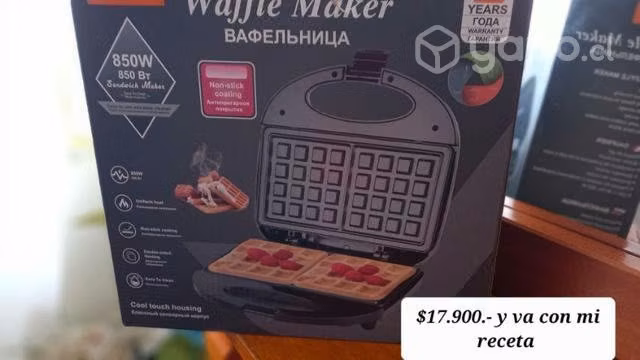 Wafflera antihaderente