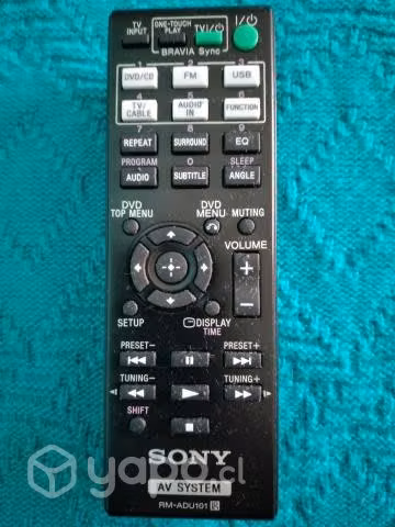 Sony control home theater ( ver modelos ) detalle