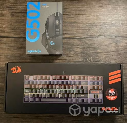 Conjunto de teclado y mouse gamer