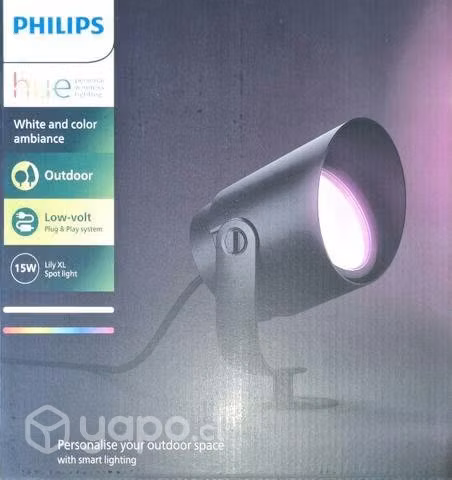 Foco Bluetooth Exterior Phillips Hue Lily Xl Outdo