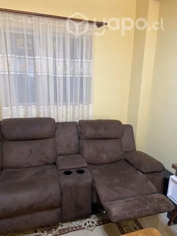 Sofá seccional 5 cuerpos y 2 de berger