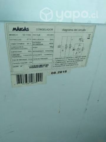Congeladora maigas 720 lts - Imagen 2
