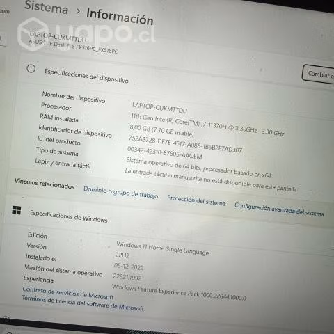 Notebook Asus