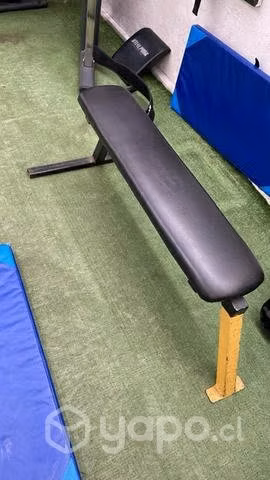 Banco plano para ejercicio de gimnasio