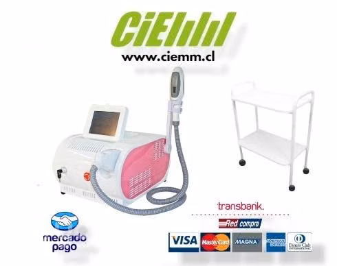 Depiladora SHR IPL, incluye mesa auxiliar