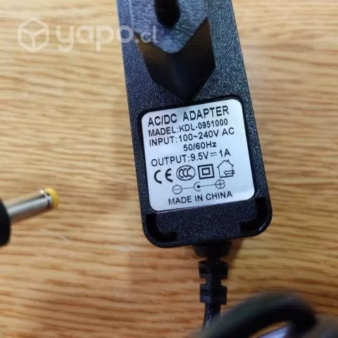 Transformador Casio 9.5V, nuevo, 7.500.-