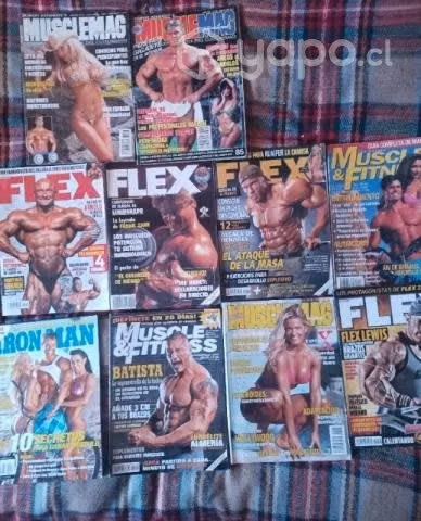 Lote de revistas fisicoculturismo
