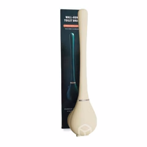 Cepillo Beige de Baño Para Inodoro De Silicona - Imagen 6