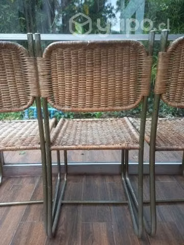 Silla de ratan y aluminio. Hay 5 disponibles. - Imagen 6