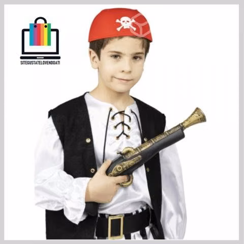 Gorro Bandana Pirata con Calavera Unisex