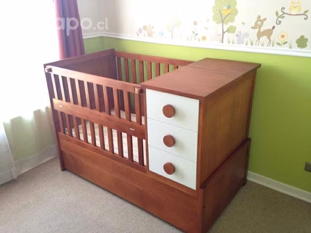 Cuna De Madera Cama De Transición