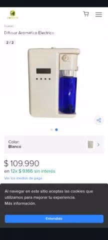 Difusor aromático elctrico