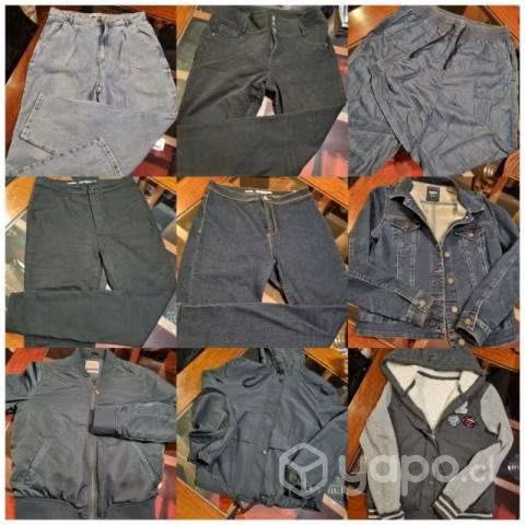 Lote de Chaquetas y jeans