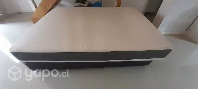 Cama cic 2 plazas, modelo ortopedic casi nueva.