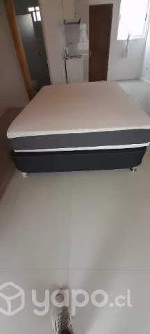 Cama cic 2 plazas, modelo ortopedic casi nueva.