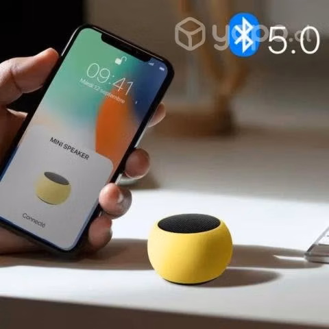 Mini Parlante Portátil Wireless SpeakerY3 Amarillo