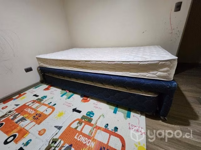 Cama nido +faldón +un cubrecolchon