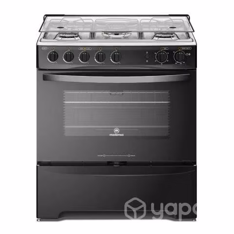 Cocina A Gas Mademsa 5 Platos Negro Triple Llama