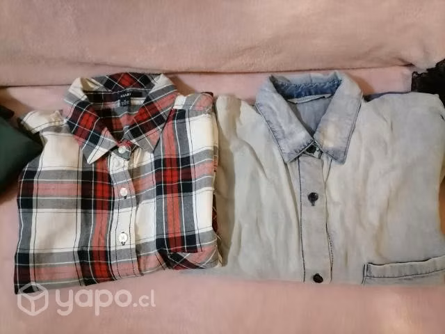 Camisas y blusas talla m y l.