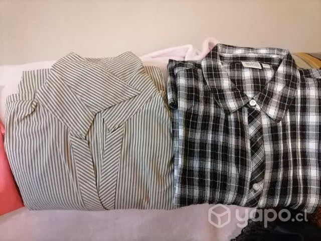 Camisas y blusas talla m y l.