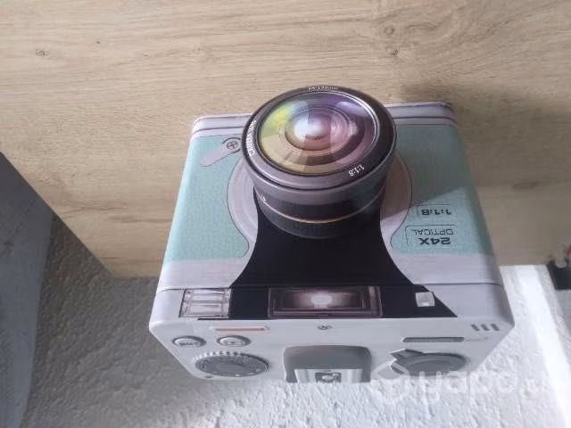 Cajas decorativas 3D vintage modelo camara