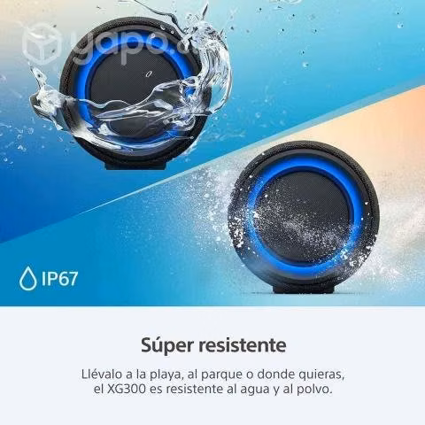 Parlante portátil inalámbrico SONY SRS-XG300