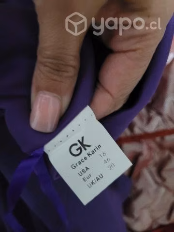 Bello vestido de fiesta talla 46