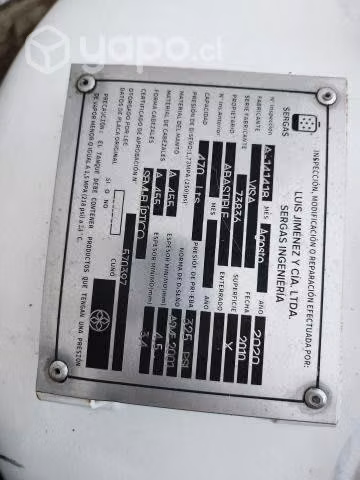 Estanque "bombona" de gas licuado - Imagen 3