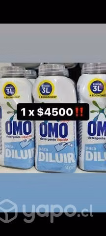 Omo detergente