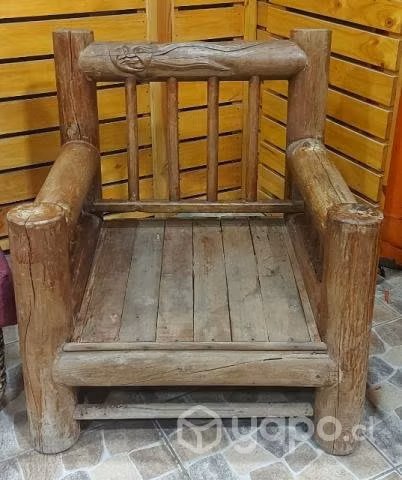 Sillon madera traido desde mexico - Imagen 5
