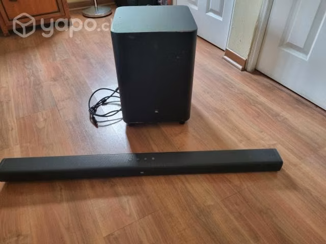 Super barra y subwoofer jbl