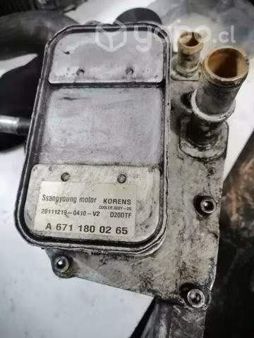 Enfriador de aceite ssangyong actyon 2.0 año 2012