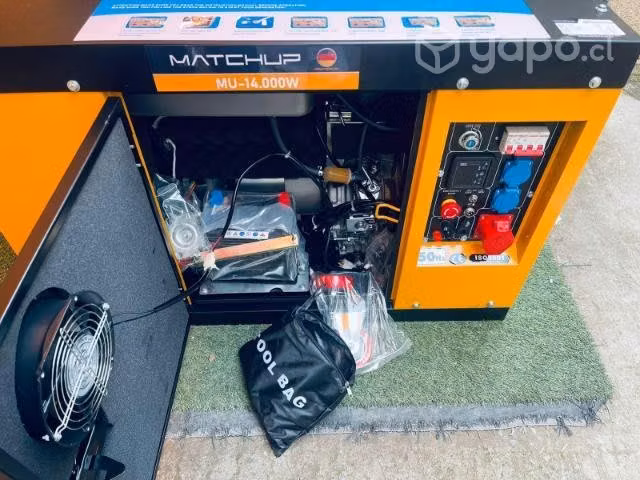 Generador Bicilíndrico Trifásico Bencinero 12kw