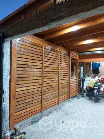 Cobertizo corta vista radier reparaciones menores