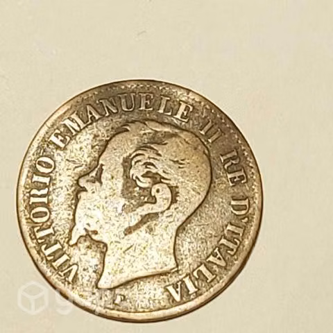 3 moneda italia 1861 1867 1924