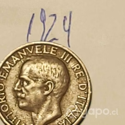3 moneda italia 1861 1867 1924