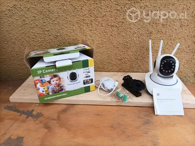 Cámara IP Wifi HD 360 Vision Nocturna 3 Antenas