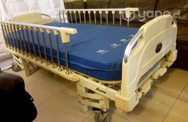 Cama clinica manual + colchon antiescaras - Imagen 5