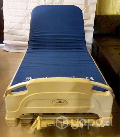 Cama clinica manual + colchon antiescaras - Imagen 4
