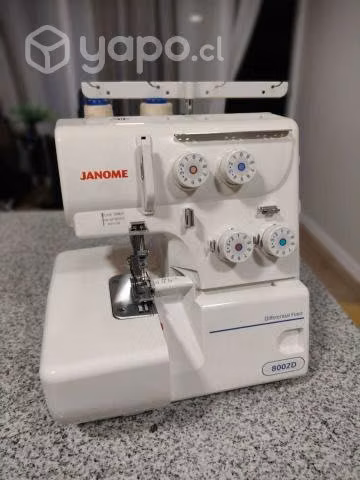 Máquina de Coser Overlock Janome 8002D